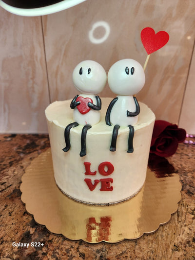 Couple in Love on Valentine's Day
